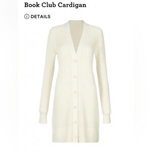 CAbi Cream Knit Cardigan Sweater